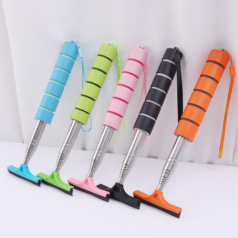 Telescopic Wiper Multi Functional Car Rearview Mirror Retractable Wipers Universal Car Center Console Screen Glass Cleaning Tool
