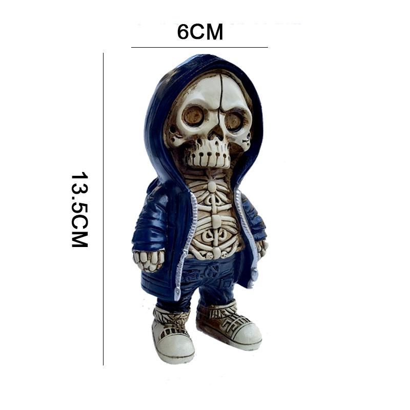 Creativity Skeleton Figurines Resins Characters Sculpture Miniatures Home Decoration  Halloween Decor Statue Accessories Gift
