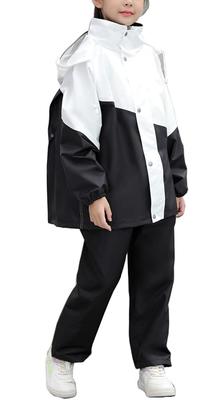 Raincoat for Compatible with School Top and Bottom for Elementary and Junior High School Rain Rain Rain Rain Rain Field Reflective Rainy Season