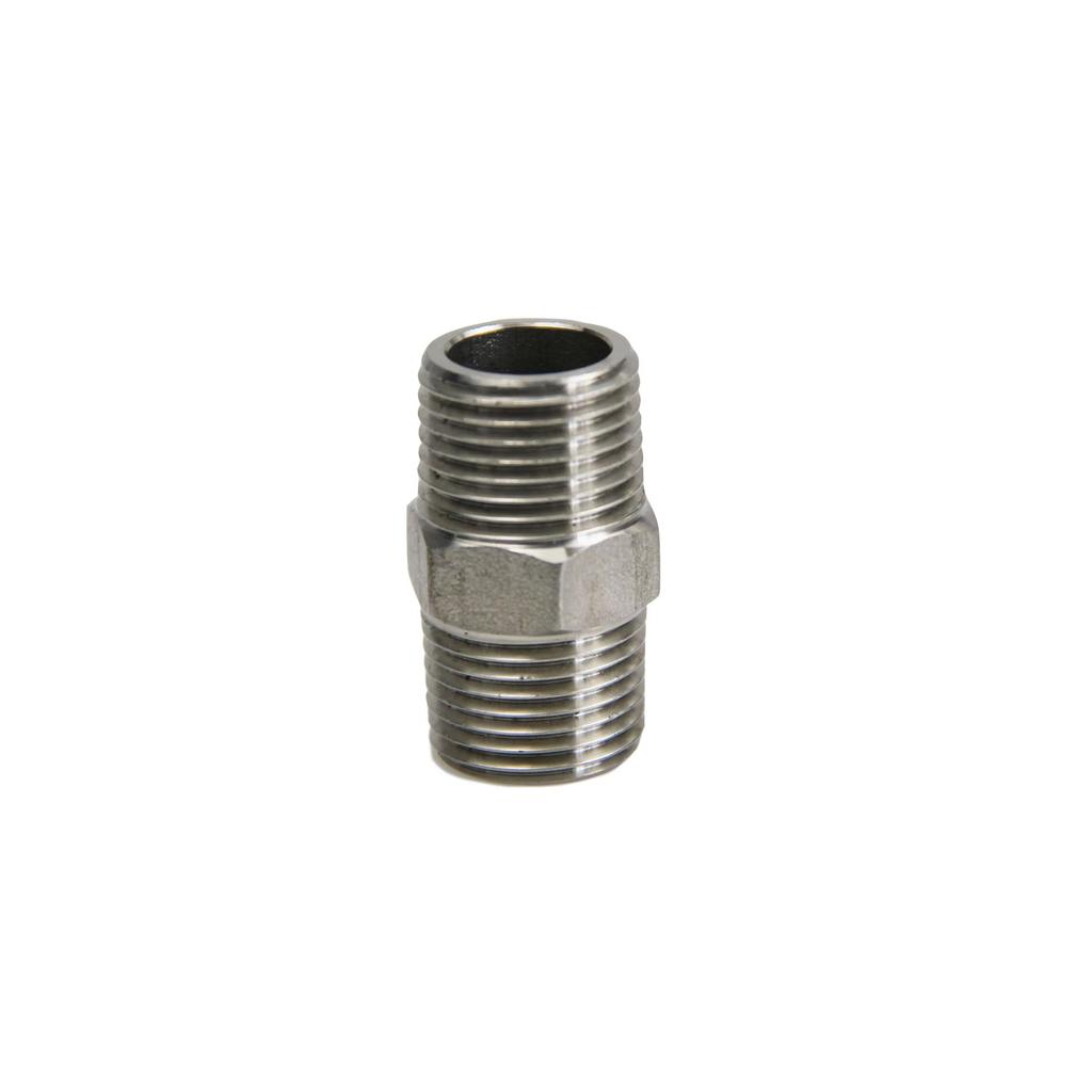 kegland 1/4 3/8 1/2and3/4 BSP Hex Nipple Stainless steel joint fitting connector beer brewing accessary