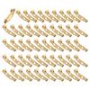 50Pieces Safety Bar Pins Secure Back Clasp with Easy Sewing Holes For Craft Project Sewing And Creative Accessories Kits