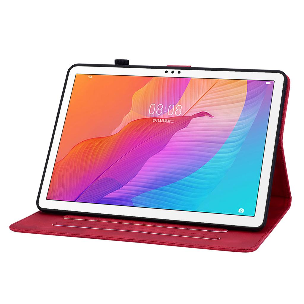 For Huawei Enjoy Tablet 2 (Versions: AGS3-W00D (Wi-Fi Only)). PU Leather Exquisite Floral Embossed Design Tablet Case