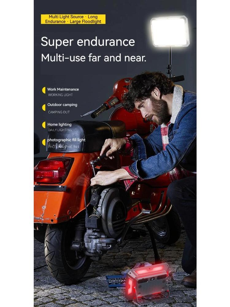 LED Camping Tent Light Rechargeable Searchlight High Power Outdoor Emergency Lighting Waterproof Portable Hanging Night Lamps