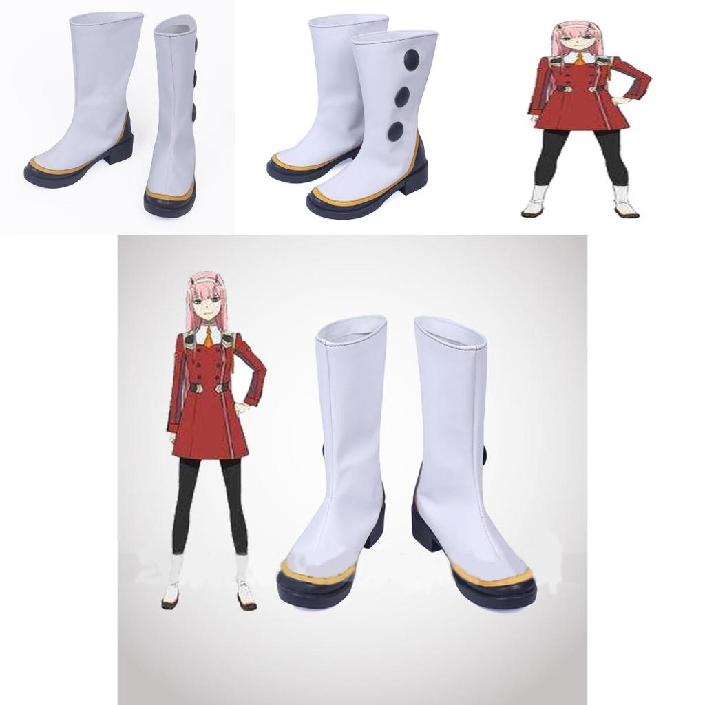 Stilvolle Darling In The Franxx Cosplay Schuhe 02 Cosplay Stiefel Zero Two Damen Cos Schuhe