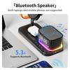 25W Qi2.2 Magnetic Wireless Charger Stand Alarm Clock RGB Light For iPhone 17~12 Pro Max iWatch 11-2 Airpods Pro 3 Fast Charging