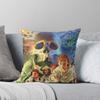 The Secret of Monkey Island 1 (High Contrast) Throw Cushions & Pillows Without Core