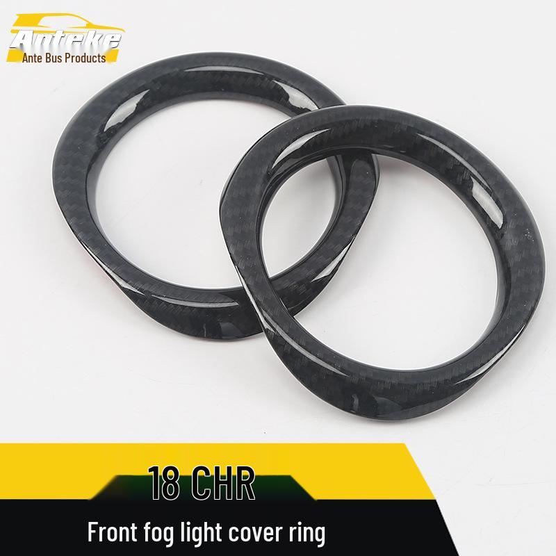 18 CHR Front Fog Light Cover Decorative Frame and Bright Ring Accessory.