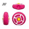 Latex Chew Toys for Small Medium Dogs Round Shield Dog Toy, Squeaky Interactive Durable Pet Fetch Teeth Cleaning Toy And Training