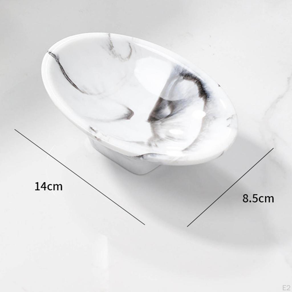Elegant Oval Soap Dish for Bathroom And Kitchen Organization