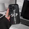 Cool S-scp Logo Silicone Soft Phone Case For IPhone 17 16 14 13 12 11 15 Pro Max Plus Air Cover