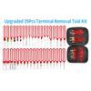 Precise Terminal Removal Tool Kit 39 Pcs, Upgraded Pin Extractor Tool Wire Connector Electrical Pin Removal Tool Pin Tools Set D