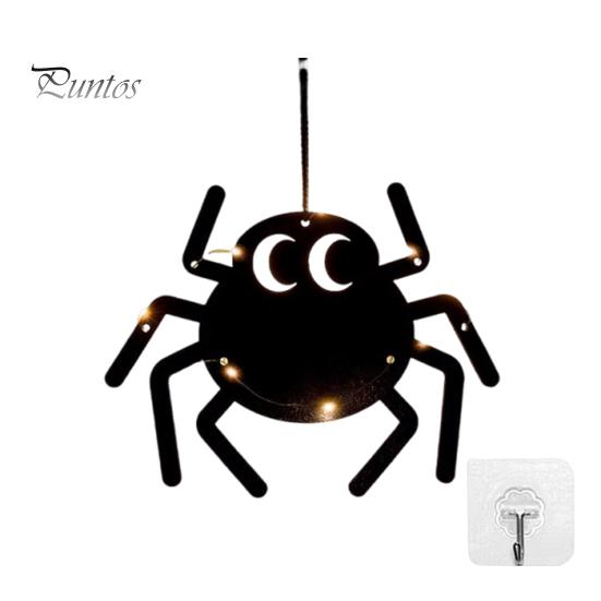 Outdoor Halloween Accessories Pumpkin Hanging Decor, Non-Woven Ghost Ornament with Light String, Spooky Decorations Door Wall Decor for Party