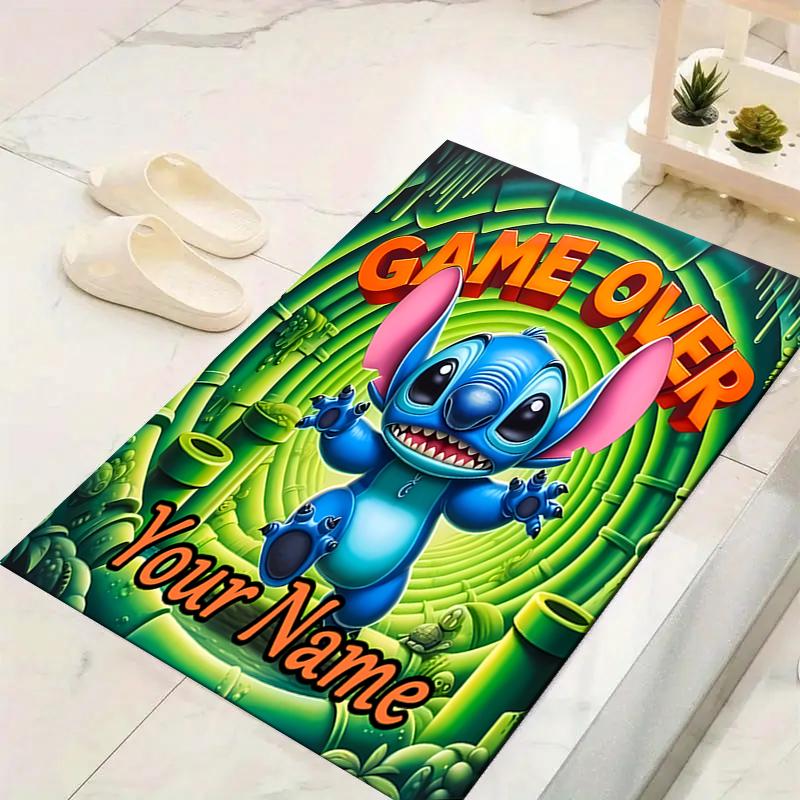 Custom 1Pc Lilo Stitch Friendship Rug Office Carpet Indoor Outdoor Entrance Doormat Nonslip Soft And Comfortable Living Room D916310