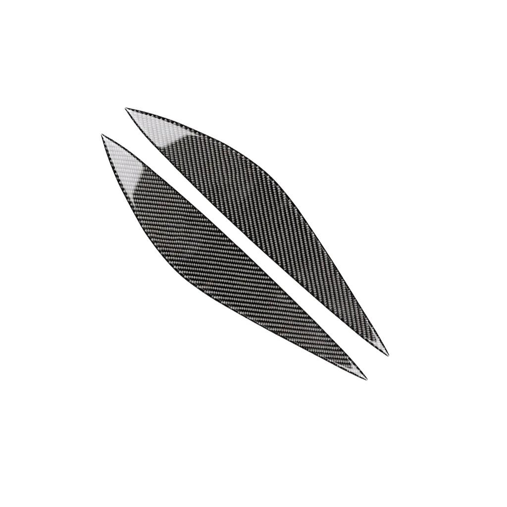 Car Real Carbon Fiber Headlight Eyebrow Eyelid Trim FIT for Mercedes Benz W204 Pre-Facelift 2008 2009 2010 11 Car Accessories