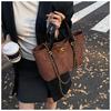 2025 Autumn Women's Large Capacity Retro Chain Tote - High-End Handheld Shoulder Bag