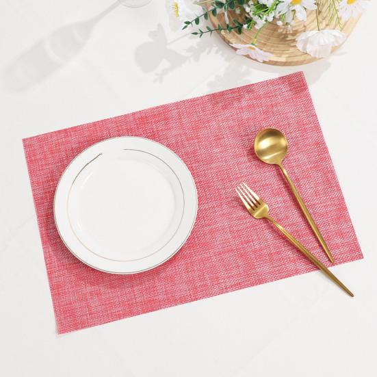 Heat Resistant Placemats Reusable Wear-Resistant Stain-Proof Table Non-Slip Heat-Insulating Mats Protectors for Dining