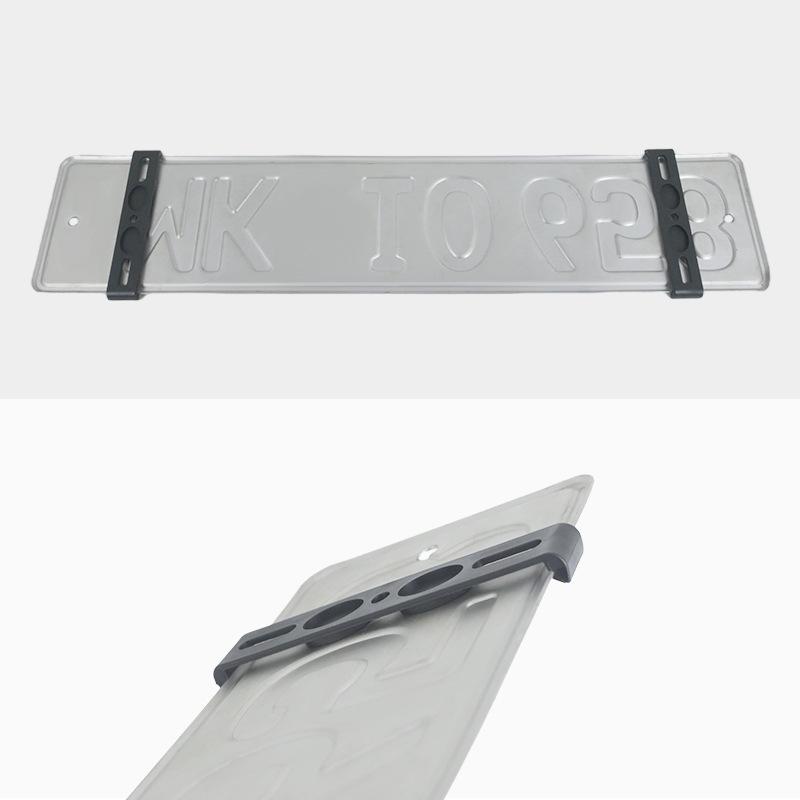Suporte de Matrícula Padrão da UE - Moldura de Plástico para Placas Europeias, Russas e Ucranianas