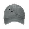 Handmade Feather Quill Pen Washed Baseball Cap Outdoor For Womens Unisex FeUnisex