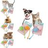 Cotton Rope Cat Toy With Mixed Color Tail Ball And Durable Material For Play