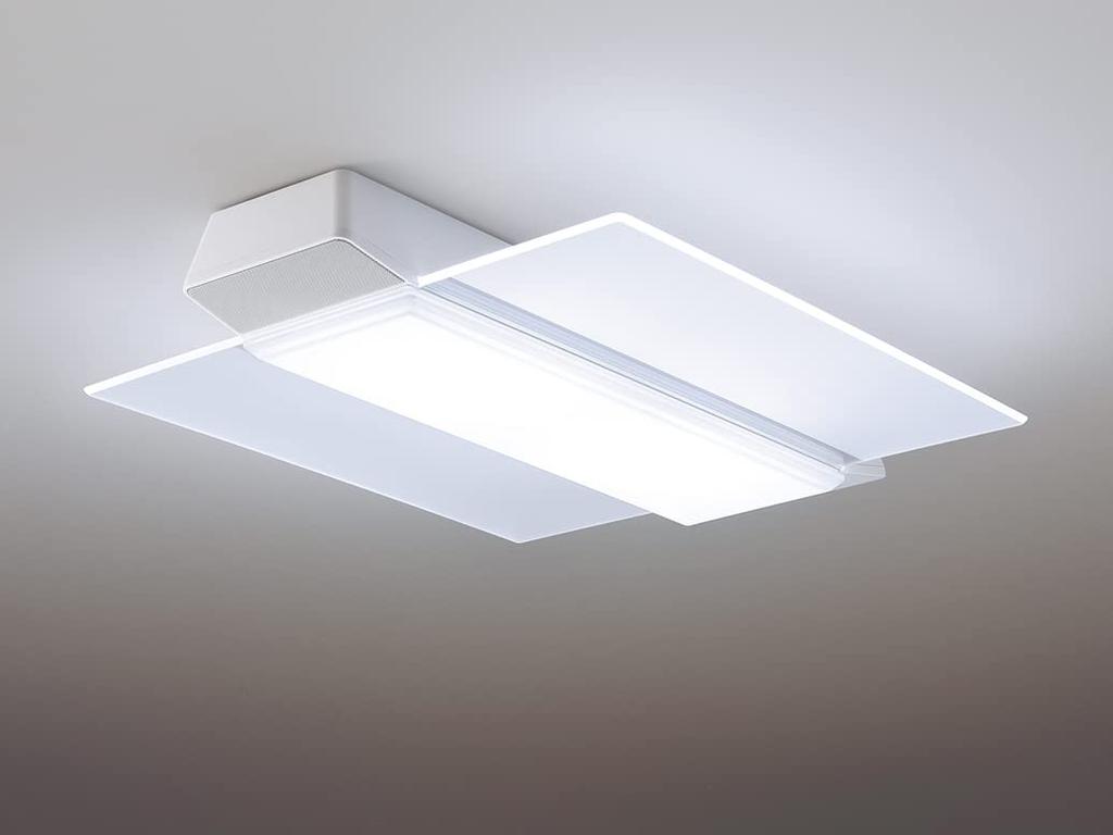 Panasonic Plafonnier LED avec Haut-parleur Bluetooth Série Life Conditioning AIR PANEL LED Contrôlable avec Smartphone Réglage avec Télécommande