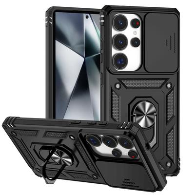 Vollständige Abdeckung für Samsung Galaxy S25 Ultra Hülle Samsung S25 Ultra Push-Fenster Magnetische Handyhalterung Hülle für Samsung S25 Ultra Hülle