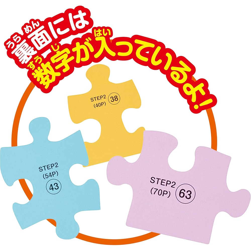 Agatsuma Anpanman Genius Brain Step Up Jigsaw Puzzle Step 2 Educational Toy