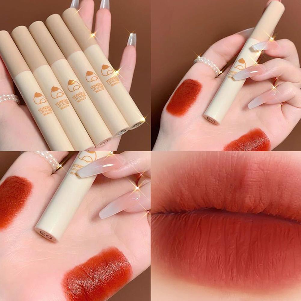 5pcs/set Hydrating Lipstick Long-lasting Moisturizing Lip Tint Smooth Lip Hydrating Liquid Lip Gloss Waterproof Makeup