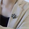 Snowflake Brooches for Women Ice Crystal Rhinestone Snowflake Pins Backpack Decoration Clothes Accessories Party Gift