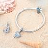Compatible With Authentic Original Bracelet High Quality Fine Jewelry Copper Metal Ocean Series Mermaid Shell Turtle Charm Bead Components Bead