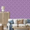 Geometric rhombus wallpaper purple, soft shapes 50x1000