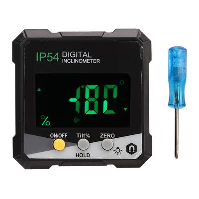 Inclinomètre Numérique Affichage LCD Rapporteur Boîte de Niveau Magnétique Rapporteur d'Angle Outil de Mesure