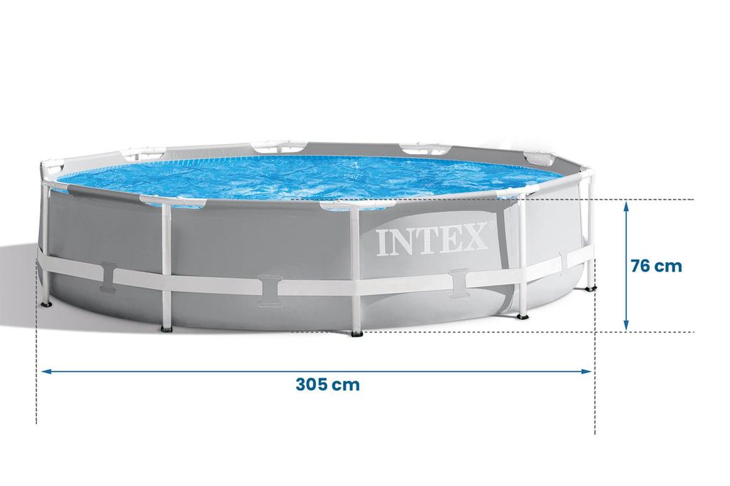 Prism Frame 305 X 76 Cm 6-In-1 Intex 26700 Frame Garden Pool