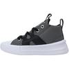Chuck Taylor All Star Comfortable Versatile Mid-Top Kids Canvas Shoes Kids Sneakers Gray Black A09340C