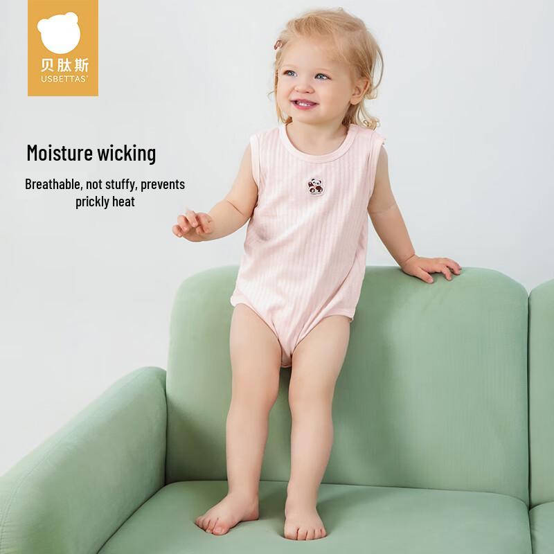 Beitaishi Baby Summer Sleeveless Bodysuit 66
