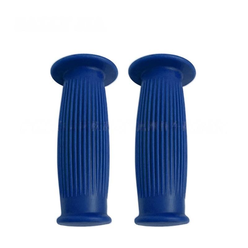 22MM Vintage Rubber Moto Handlebar Grips Anti-Slip Universal Fit for Cafe Racer Old School Bike Mod