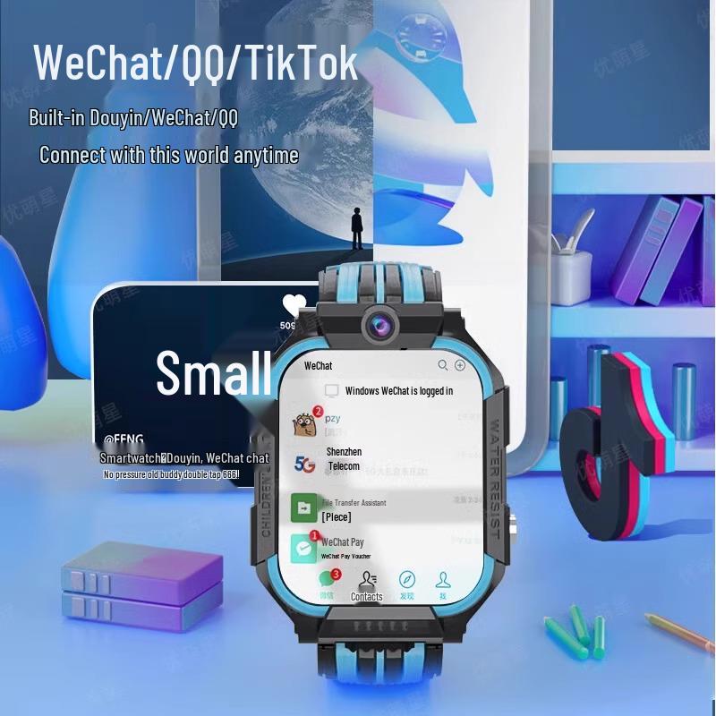 HUWE Z9 Student Smartwatch: 5G, Dual Camera, Waterproof, Learning Features, Real-time Positioning, Card Slot.