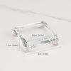 Pyramid Crystal Metal Ornament: Luxury Display Plate for Jewelry, Minerals, Figurines, & Wine