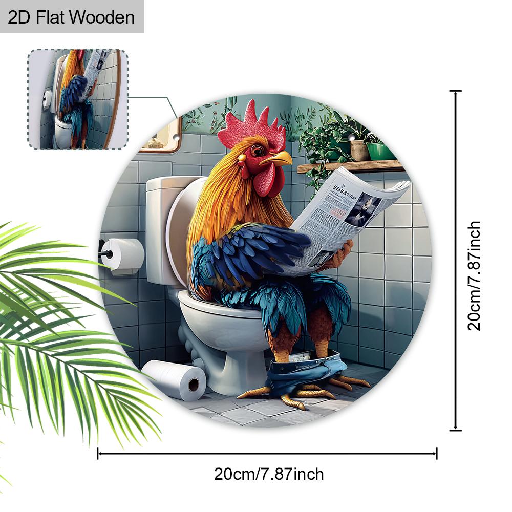 2D Flat Wooden Hanging Decorative Signs, Family Wall or Door Decoration, Garden Decoration, Housewarming Gifts for Friends
