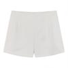 Women's High-Waisted Black A-Line Shorts, Summer 2024 Slimming Style