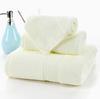 Soft Pure Cotton Bath Towel Set - 3-Piece Absorbent Combed Towels