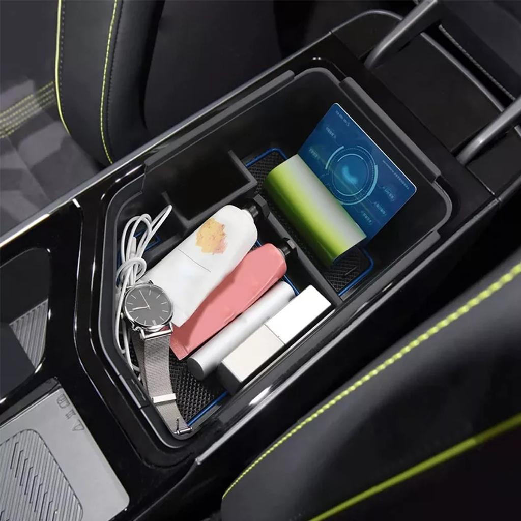 For Kia EV6 Center Console Organizer 2025-2025 Center Armrest Secondary Storage Box 2025-2025 EV6 GT-Line Light Wind