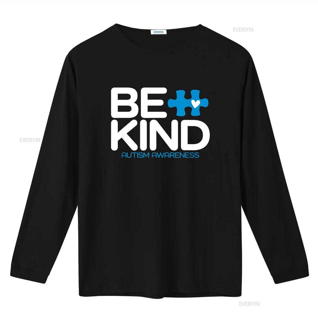 Autism Be Kind T Shirt Kids Awareness vintage Washed Stylish designer clothes Stretched fashion Top For Everyday Wear