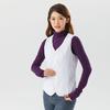 Women's Fall and Winter Lightweight Warm Comfortable Enlarged Suit Pointed Angle Can Be Taken Inside The Female Cotton Vest Double-sided