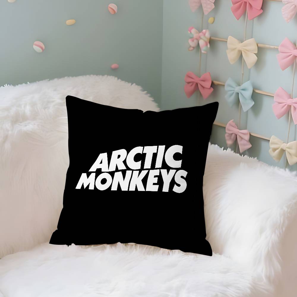 A-Arctic M-Monkeys Band Kissenbezug Dekokissenbezug Nordischer Vintage-Stil Kissenbezüge Zuhause Wohnzimmer Sofa Couch Sitz