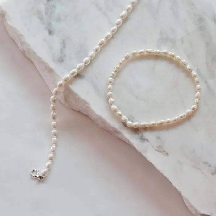 Mine Natural Freshwater Pearl Bracelet
