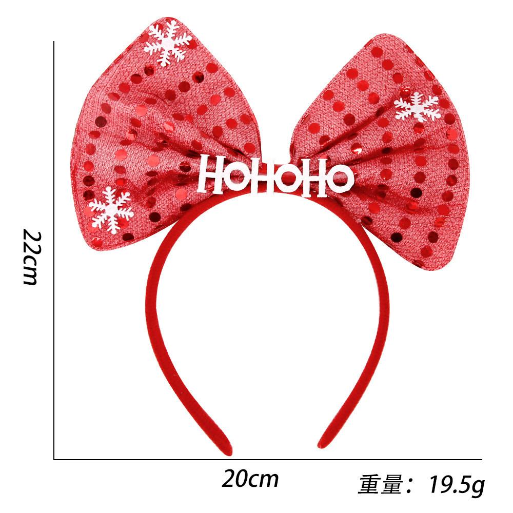 

Веселая повязка на голову с рождественской елкой и звездой для женщин, идеально подходящая для праздничных торжеств HOHOHO Light Color
