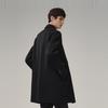 Men's Wool Blend Lapel Overcoat