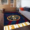 Denver Basketball Team  Carpet, Kitchen Rugs, Yoga Mat, Non-Slip Mats, Rug for Bathroom, Living Room bedroom, Camping Rugs Christmas Gift
