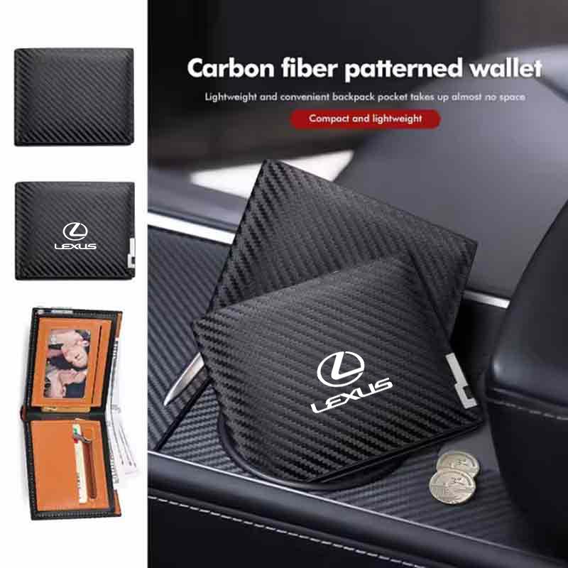 Herrplånbok Kolfiber Ultratunn För Lexus CT IS250 NX300h NX RX400h IS300h CT200h ES300h IS200 Herrplånböcker