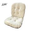 Thickened Chair Cushion for Home with Back Support, Cozy Plush Seat Washable Pad Ties, Soft Warm Office Dining Chairs Lumbar Support Pillow